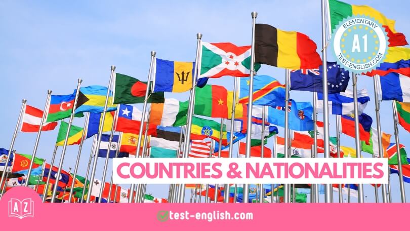 Colorful array of various national flags fluttering against a clear sky.