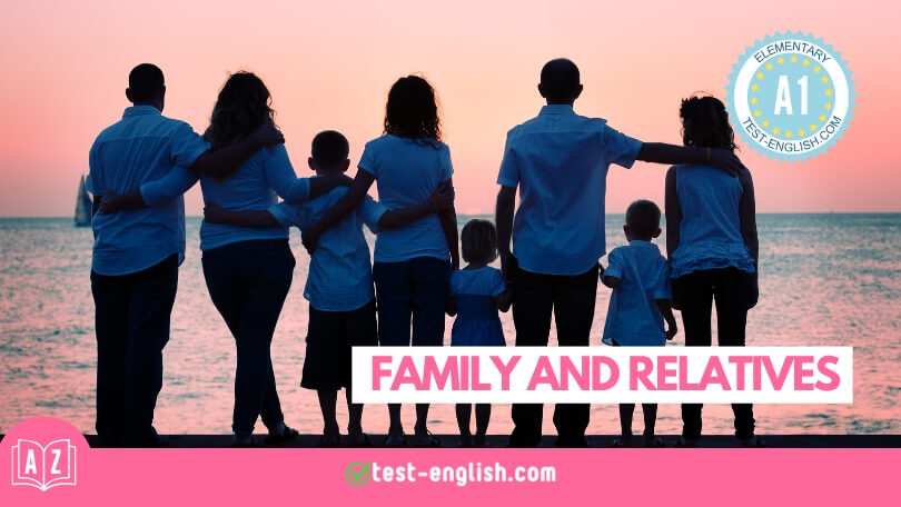 Family and relatives – A1 English Vocabulary