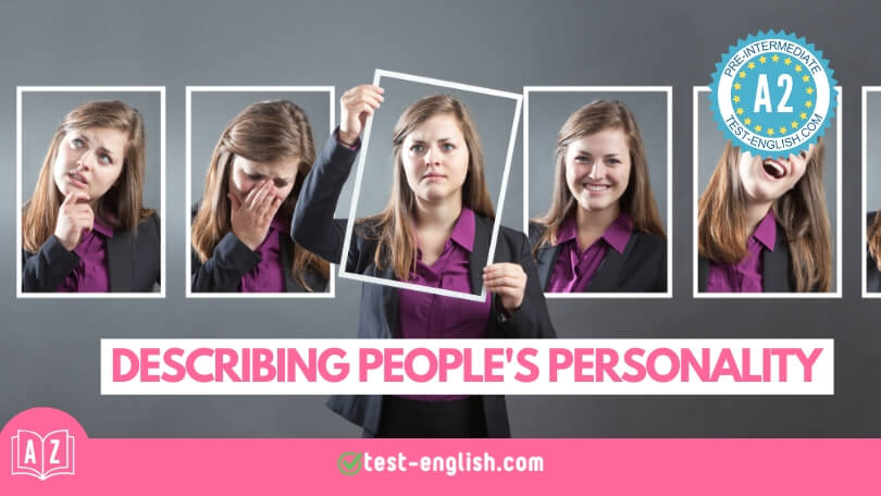 Describing people's personality – A2 English Vocabulary