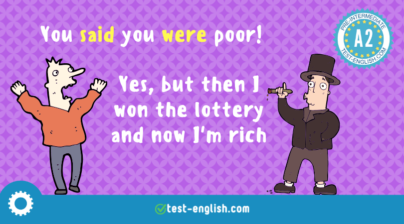 Reported speech – indirect speech