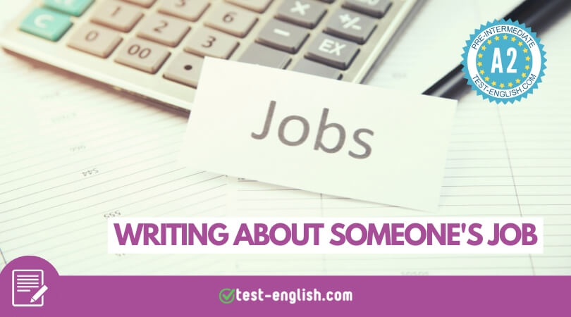 Writing an essay about someone's job