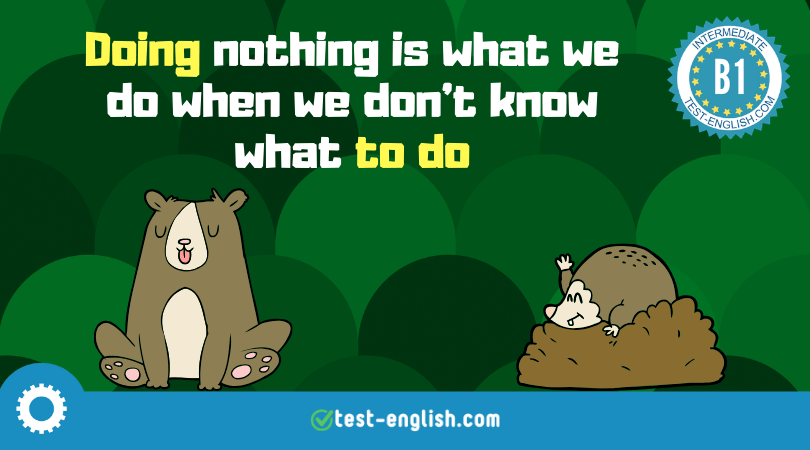 Gerund or infinitive – do, to do, doing