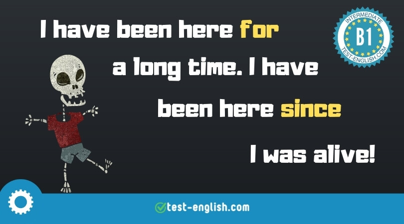for, since, from – what's the difference?