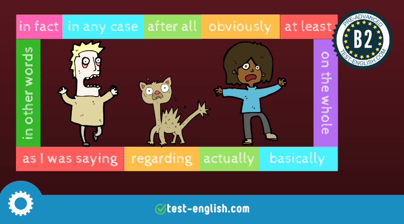 Discourse markers – linking words