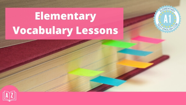A1 Vocabulary Lessons
