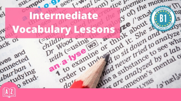 B1 Vocabulary Lessons